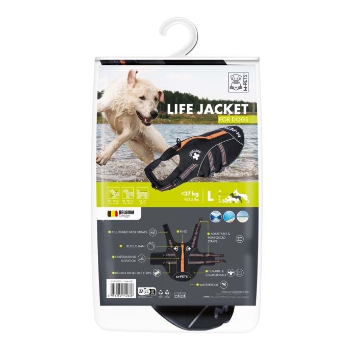 M-Pets Life Jacket Köpekler için Can Yeleği (L)