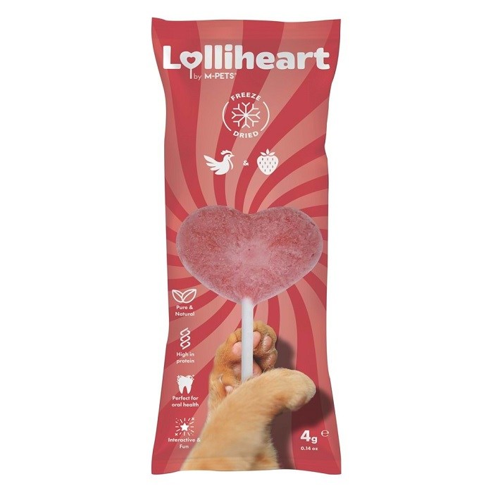 M-Pets Lolliheart Kedi Ödül Çilekli 4gr