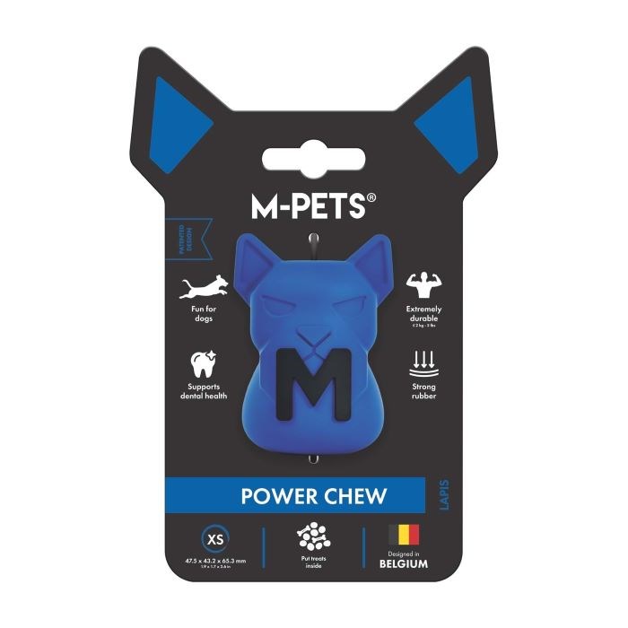 M-Pets Power Chew Kauçuk Köpek Ödül Oyuncağı Lapıs (XS)
