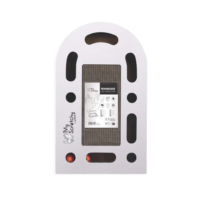 M-Pets Scratchy Tenneessee Karton Tırmalama White