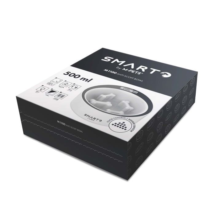 M-Pets Smarto M1100 Dijital Tartılı Yavaş Yeme Kabı 426ml