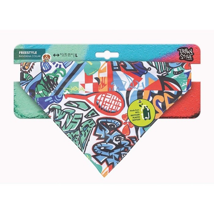 M-Pets Urban Style Freestyle Bandana Collar (L)