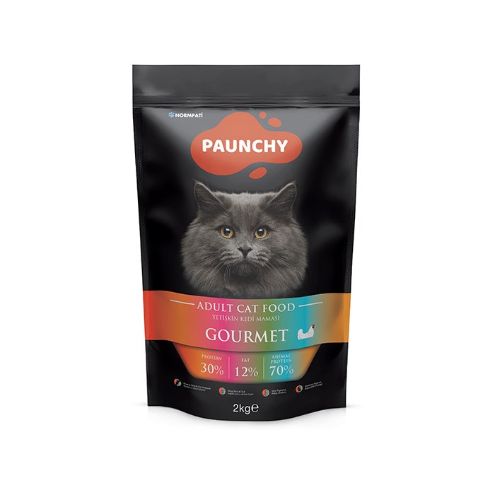 Paunchy Kedi Yetişkin 2 kg Gurme Tavuklu
