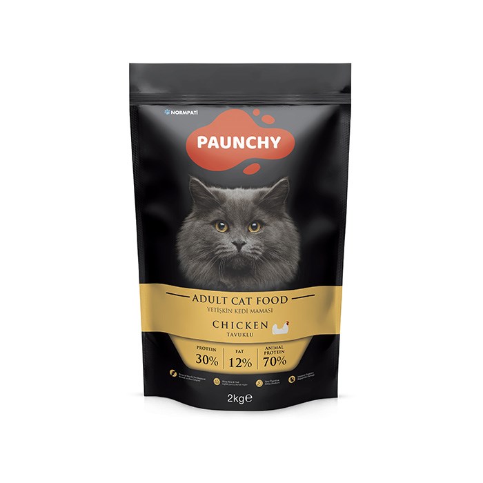 Paunchy Kedi Yetişkin 2 kg Tavuklu