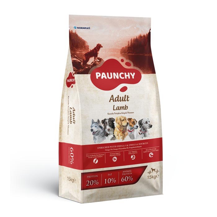 Paunchy Köpek Yetişkin 15kg Kuzulu