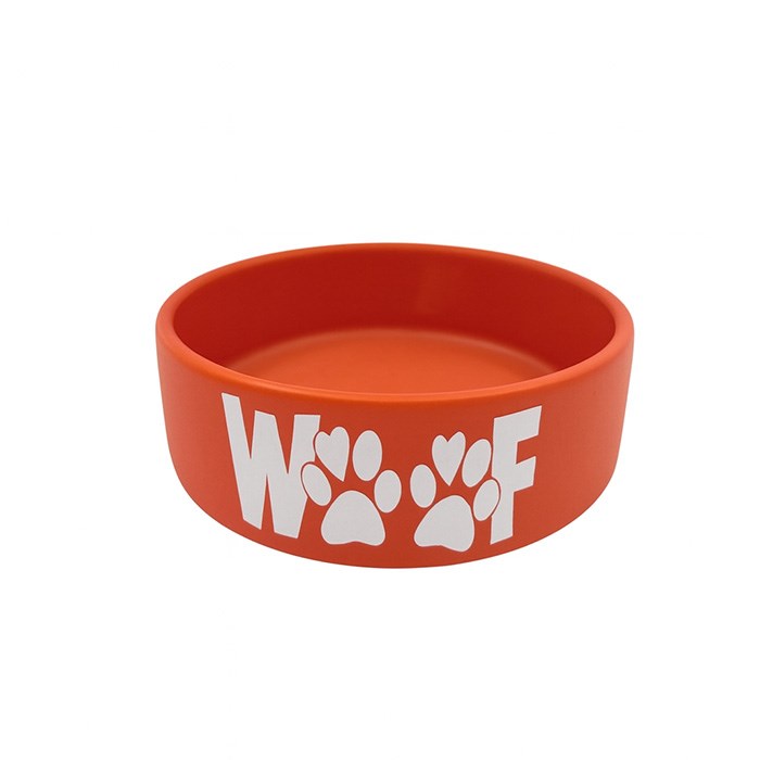 Sampaws 400 Ml Kedi ve Köpek Mama Kabı Turuncu