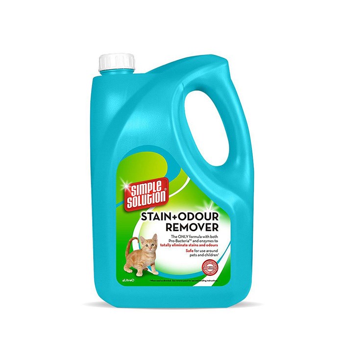 Simple Solution Kediler için Leke ve Koku Giderici 4 Lt