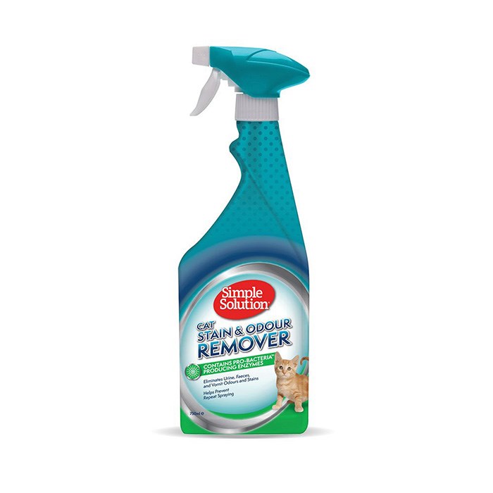 Simple Solution Kediler için Leke ve Koku Giderici 750 ml