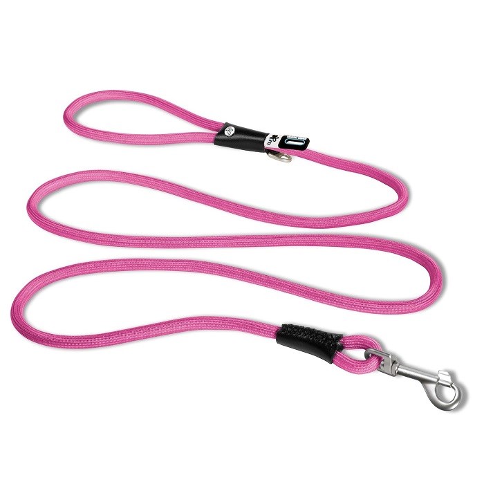 SU2617-CURLI STRETCH COMFORT LEASH FUCHSIA M