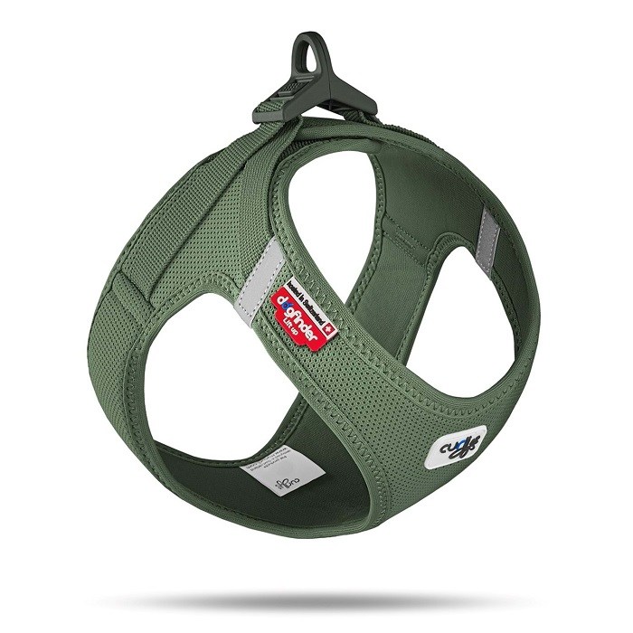 SU2811-CURLI VEST HARNESS CURLI CLASP AIR-MESH MOSS XS