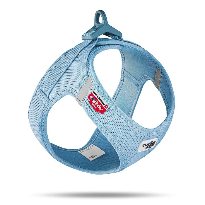 SU2842-CURLI VEST HARNESS CURLI CLASP AIR-MESH SKYBLUE XL