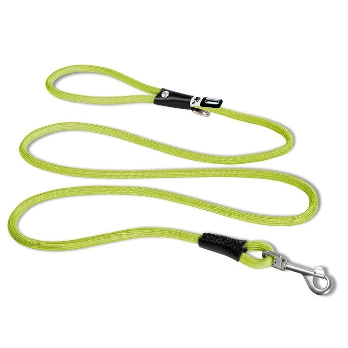 SU2882-CURLI STRETCH COMFORT LEASH LIME L