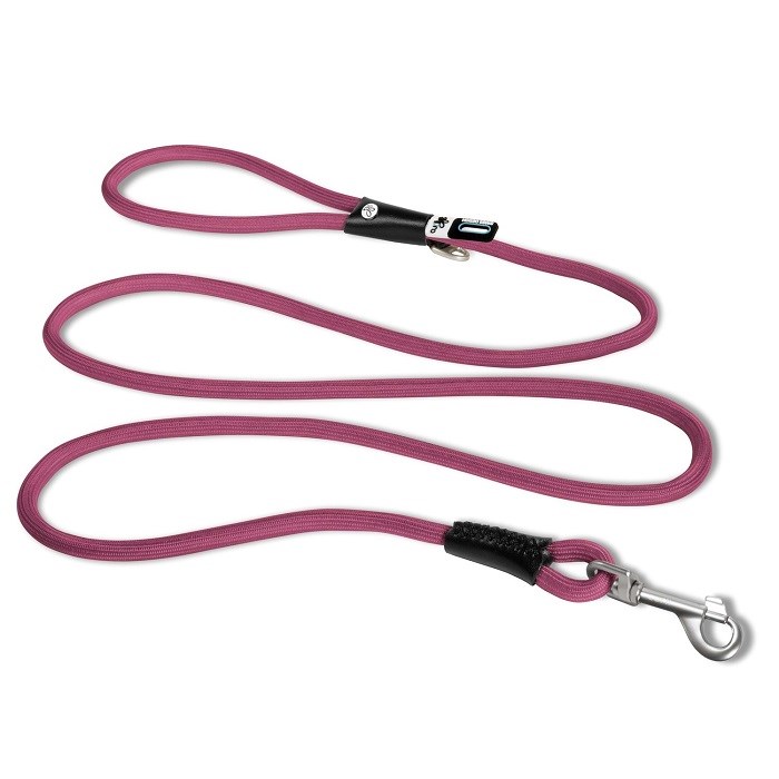 SU2883-CURLI STRETCH COMFORT LEASH RUBY M