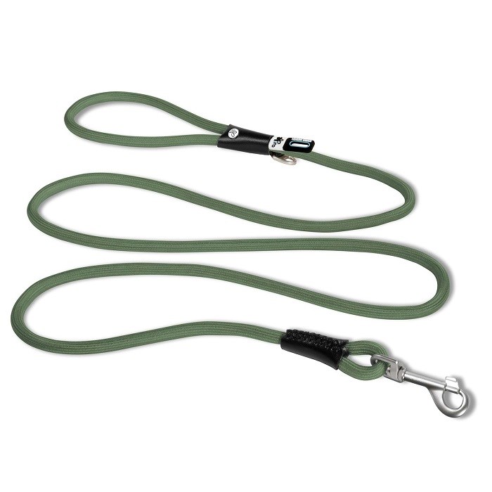SU2885-CURLI STRETCH COMFORT LEASH MOSS M