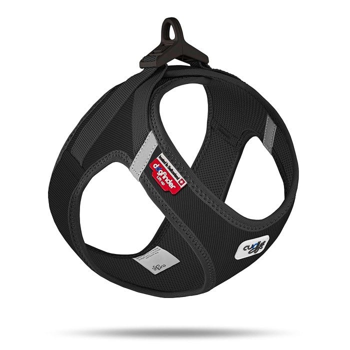 SU2973-CURLI VEST HARNESS CURLI CLASP CORD BLACK M