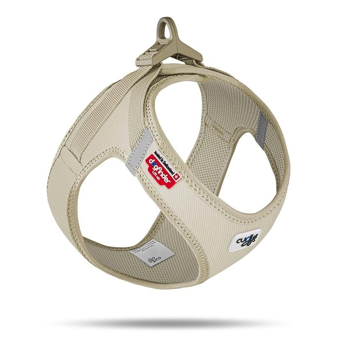 SU2983-CURLI VEST HARNESS CURLI CLASP CORD TAN XS