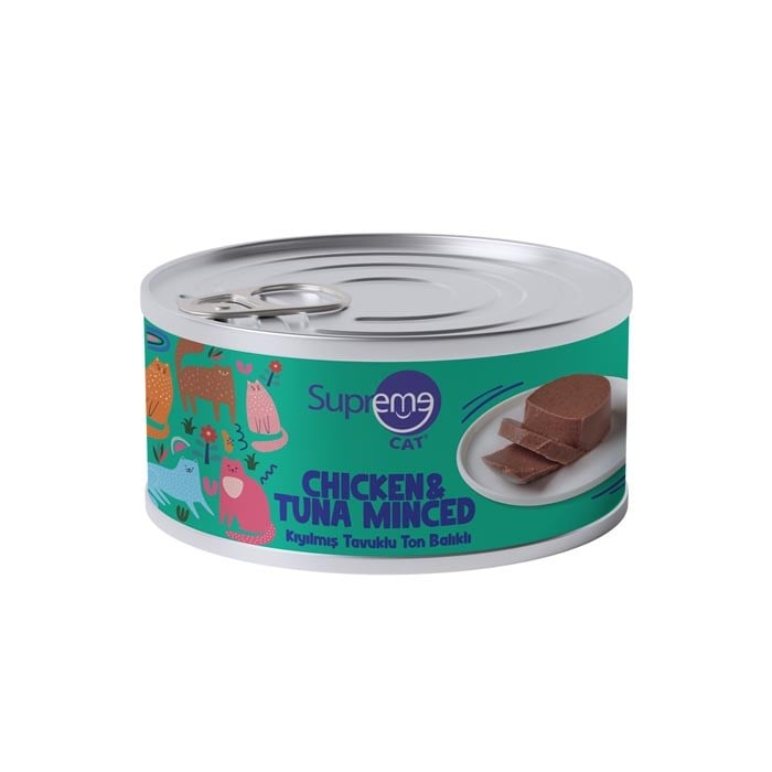 Suprem W Cat 85gr Kıyılmış Tavuk-Ton Balık/