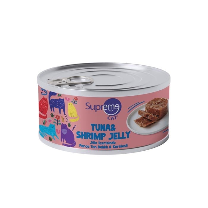 Suprem W Cat 85gr Parça Tonbalık-Karidesli