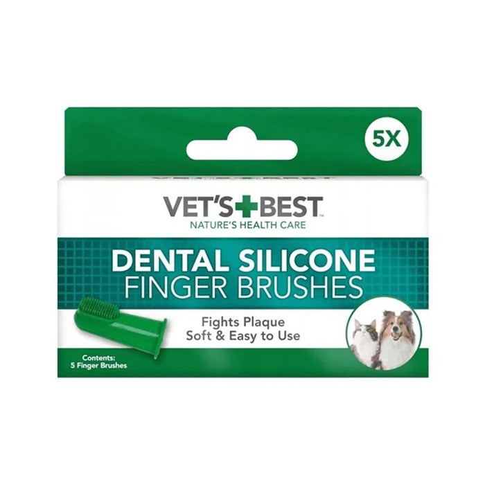 Vet's Best Silikon Başlık Parmak Diş Fırçası