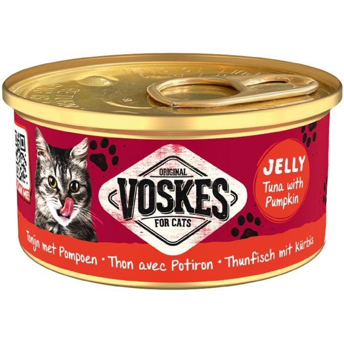 Voskes 85 Gr Ton Balığı ve Balkabağı Kedi Konserve