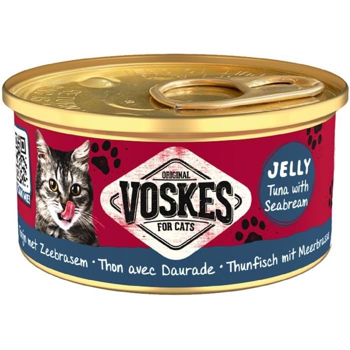 Voskes 85 Gr Ton Balığı ve Çipura Kedi Konserve