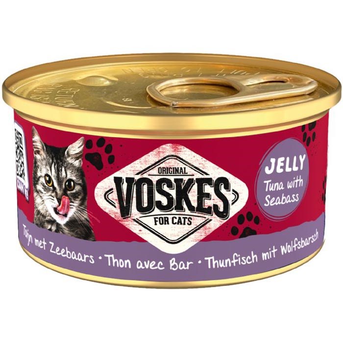 Voskes 85 Gr Ton Balığı ve Levrek Kedi Konserve