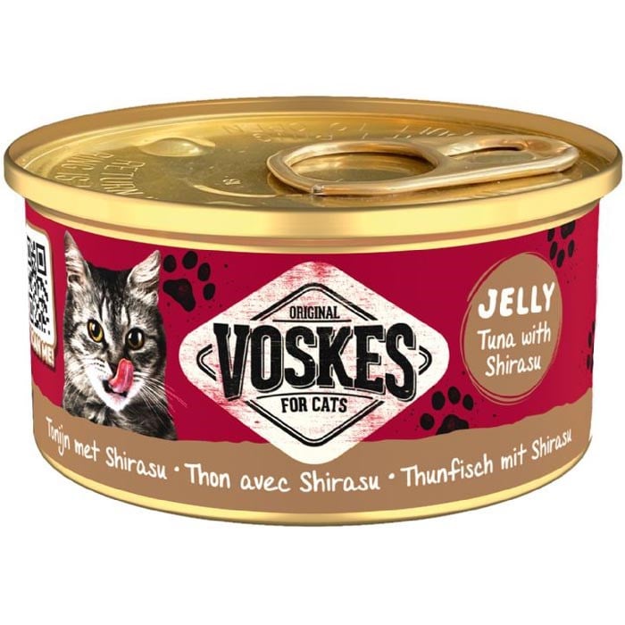Voskes 85 Gr Ton Balığı ve Şirasu Kedi Konserve