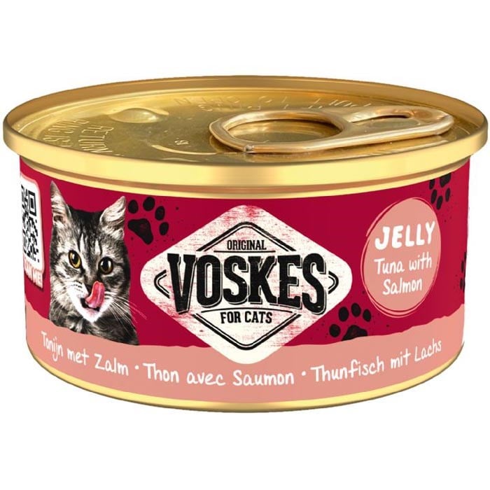 Voskes 85 Gr Ton Balığı ve Somon Kedi Konserve