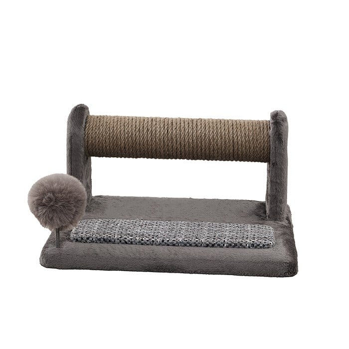 Woolart Jimmy Kedi Tırmalama Mobilyası Gri