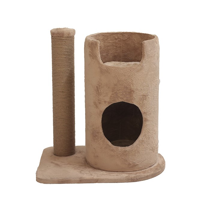 Woolart Prenses Kedi Tırmalama Ağacı Bej