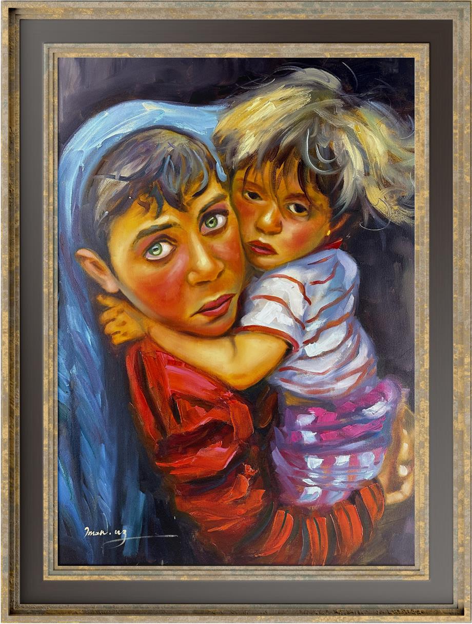 Figüratif Tablolarİki Kardeş Yağlı Boya Tablo