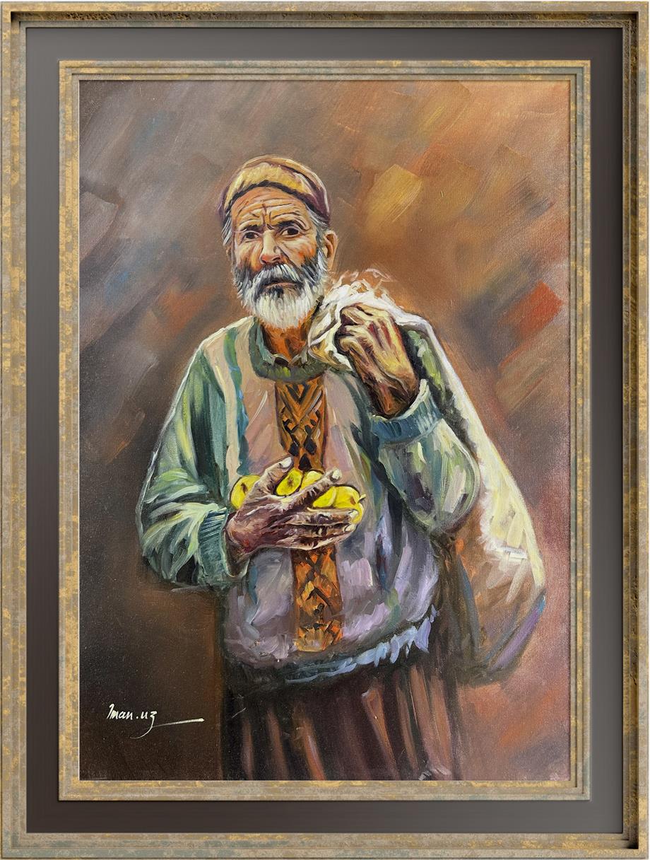 Figüratif TablolarYaşlı Adam Yağlı Boya Tablo