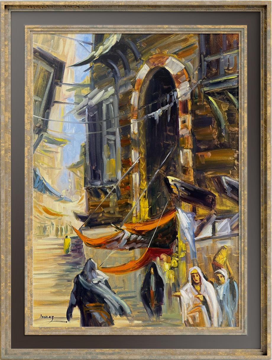 İstanbul temalı tablolarEski İstanbul Yağlı Boya Tablo