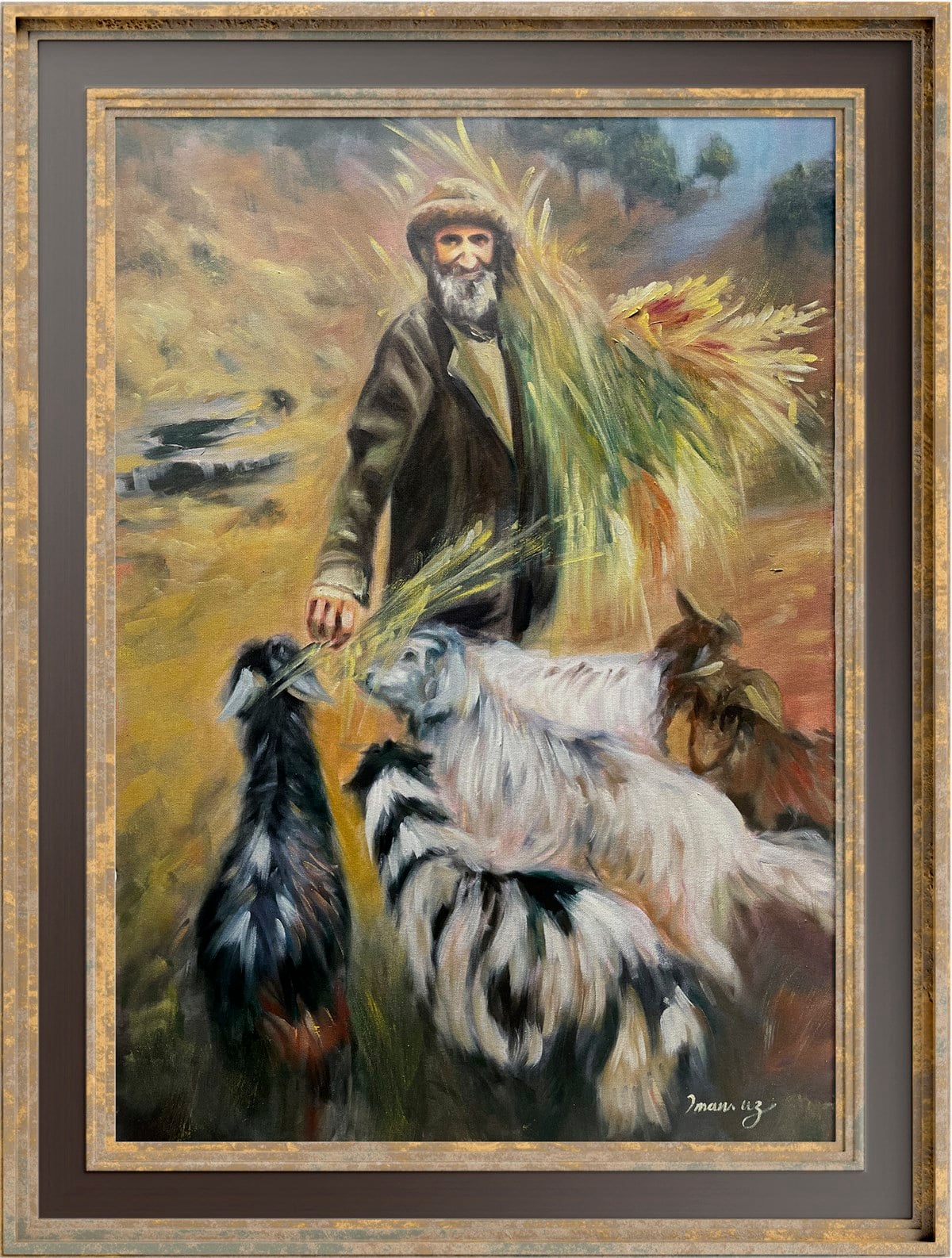 Anadolu temalı tablolarÇoban Yağlı Boya Tablo