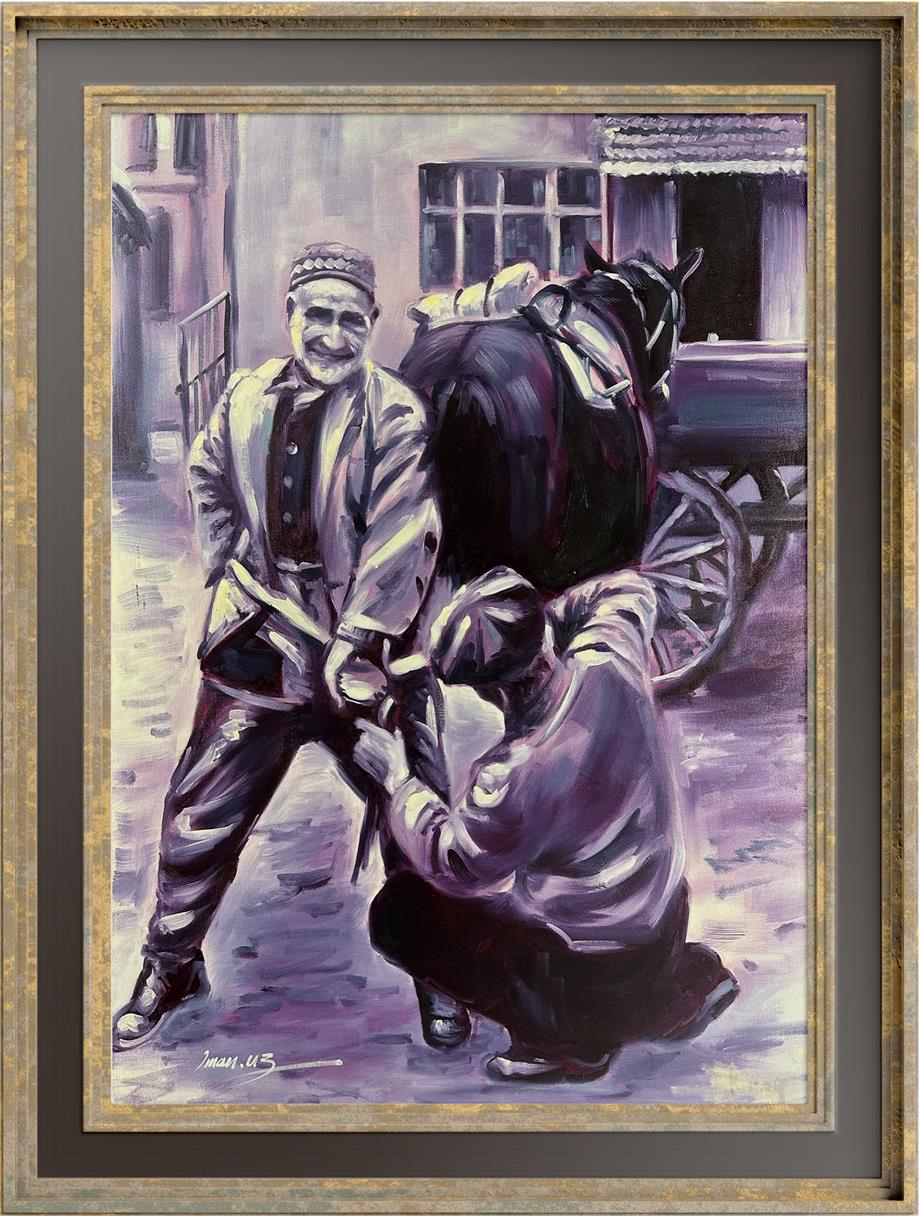 Anadolu temalı tablolarNalbant Yağlı Boya Tablo