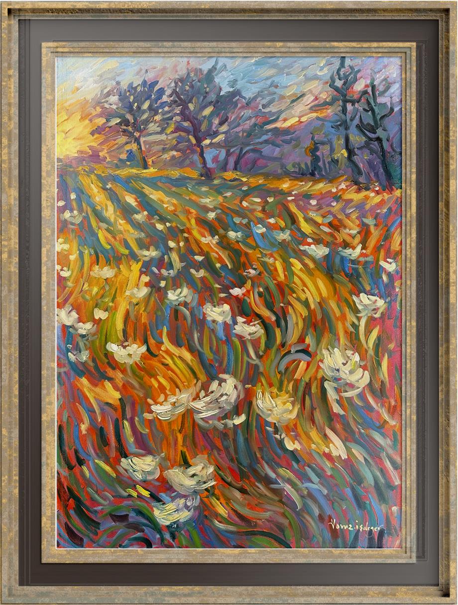 Doğa Temalı Tablolar,Soyut ve Modern TablolarDoğa Peyzaj Modern Yağlı Boya Tablo