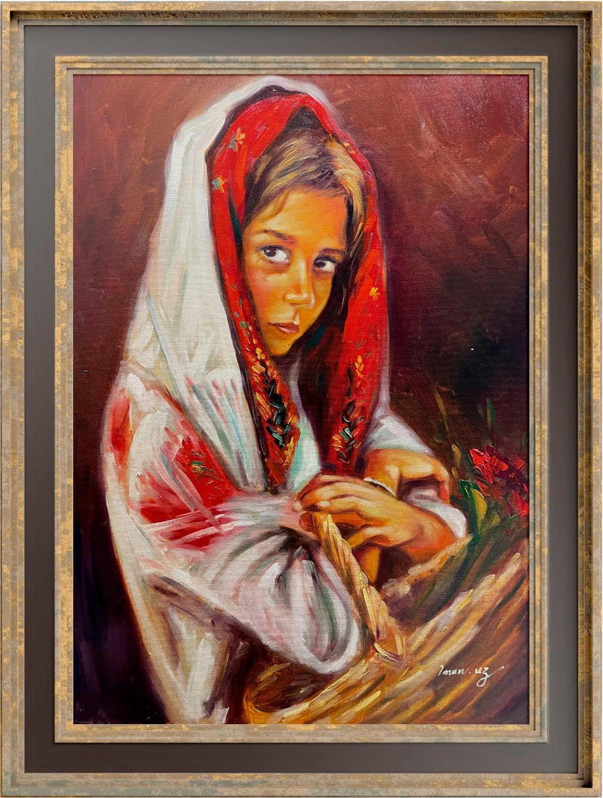 Figüratif TablolarKız Çocuğu Yağlı Boya Tablo