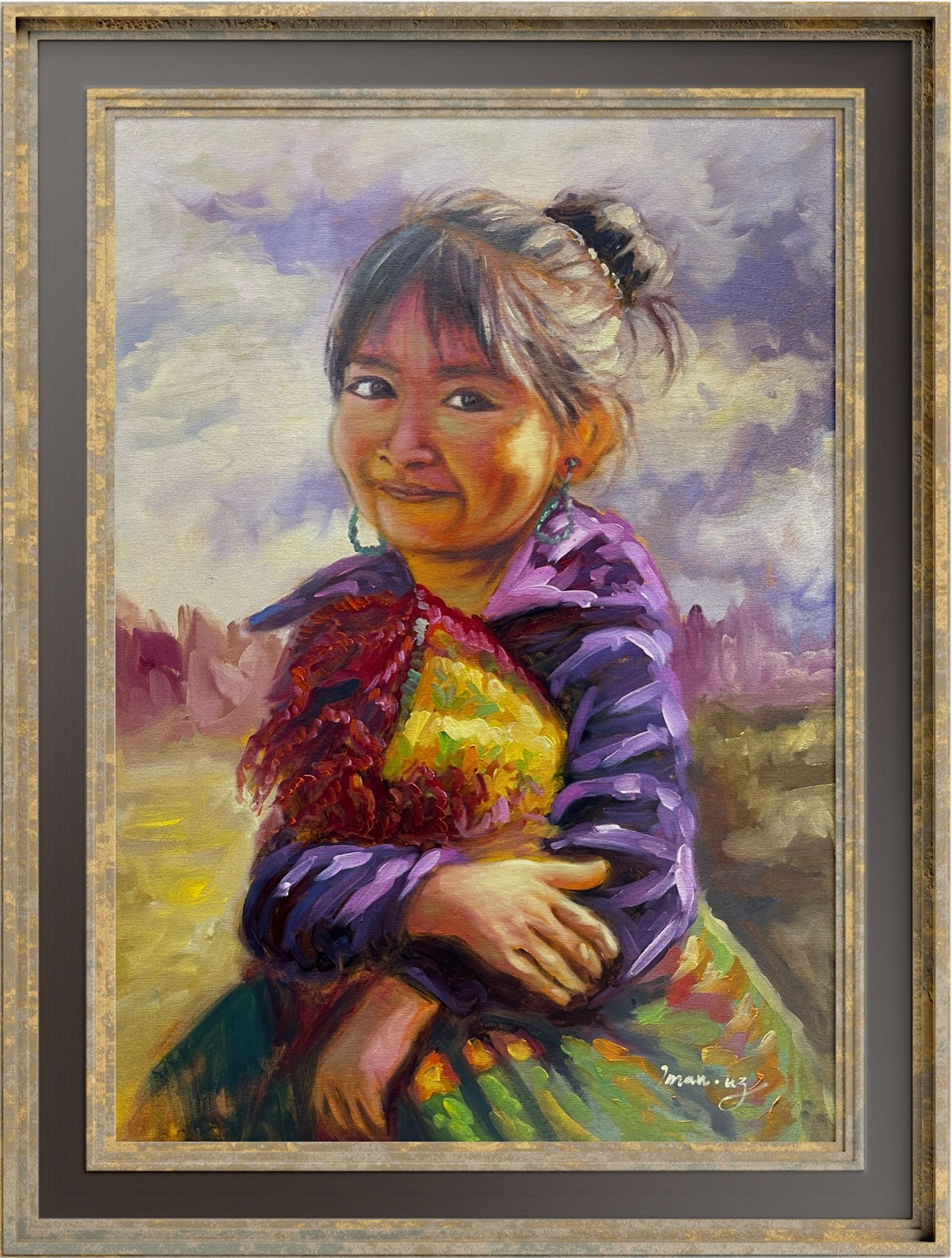 Figüratif TablolarKız Çocuğu Yağlı Boya Tablo