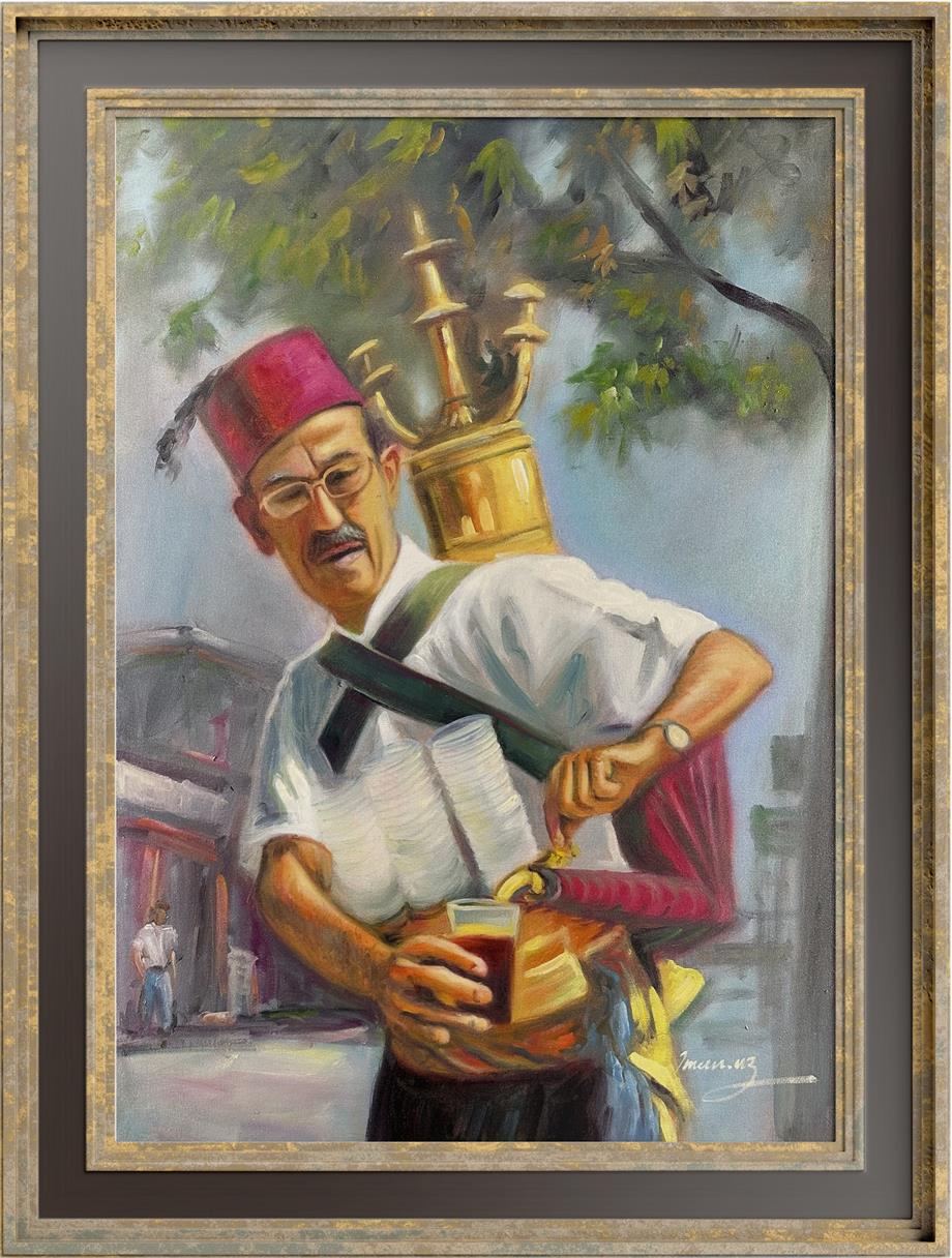Figüratif TablolarŞerbet Satıcısı Yağlı Boya Tablo
