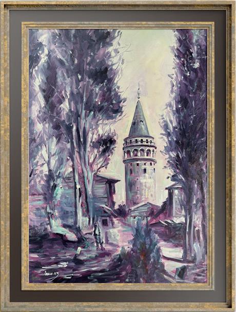 İstanbul temalı tablolarEski İstanbul' dan Yağlı Boya Tablo
