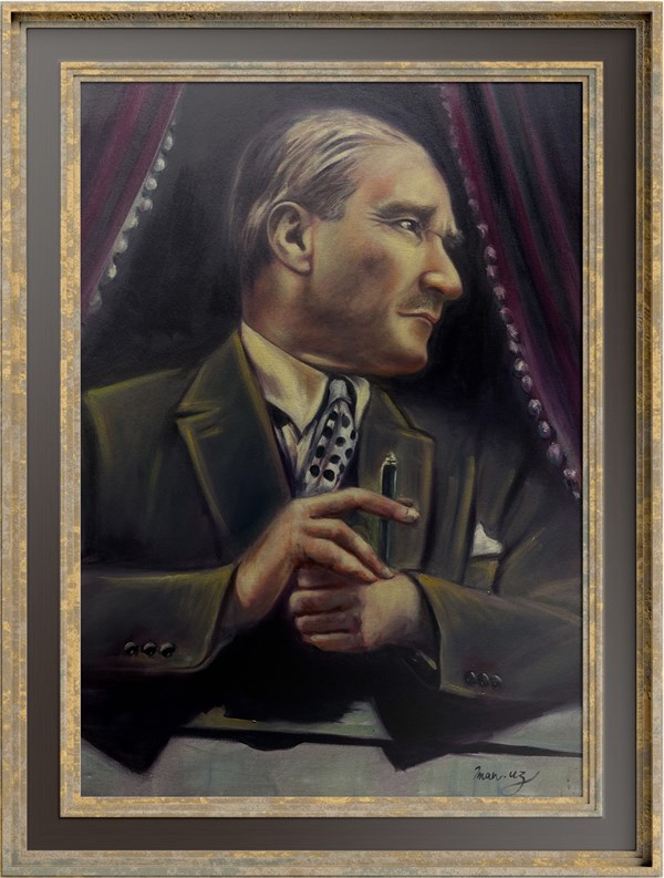 Portre TablolarMustafa Kemal Atatürk Yağlı Boya Portre
