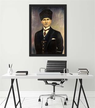 Portre TablolarTİCİMAXMustafa Kemal Atatürk Yağlı Boya Portre Tablo
