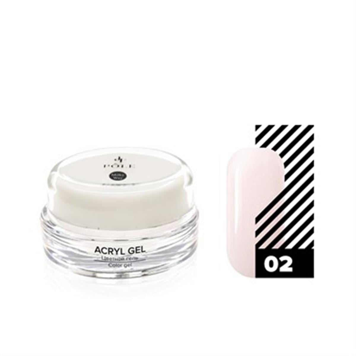 Acryl jel Polijel Milky way 02 kamuflaj ışıltılı Beyaz-Pembe 15 ml.POLE ProfessionalKombi jel ışıltılı renklerAcryl jel Polijel Milky way 02 kamuflaj ışıltılı Beyaz-Pembe 15 ml.