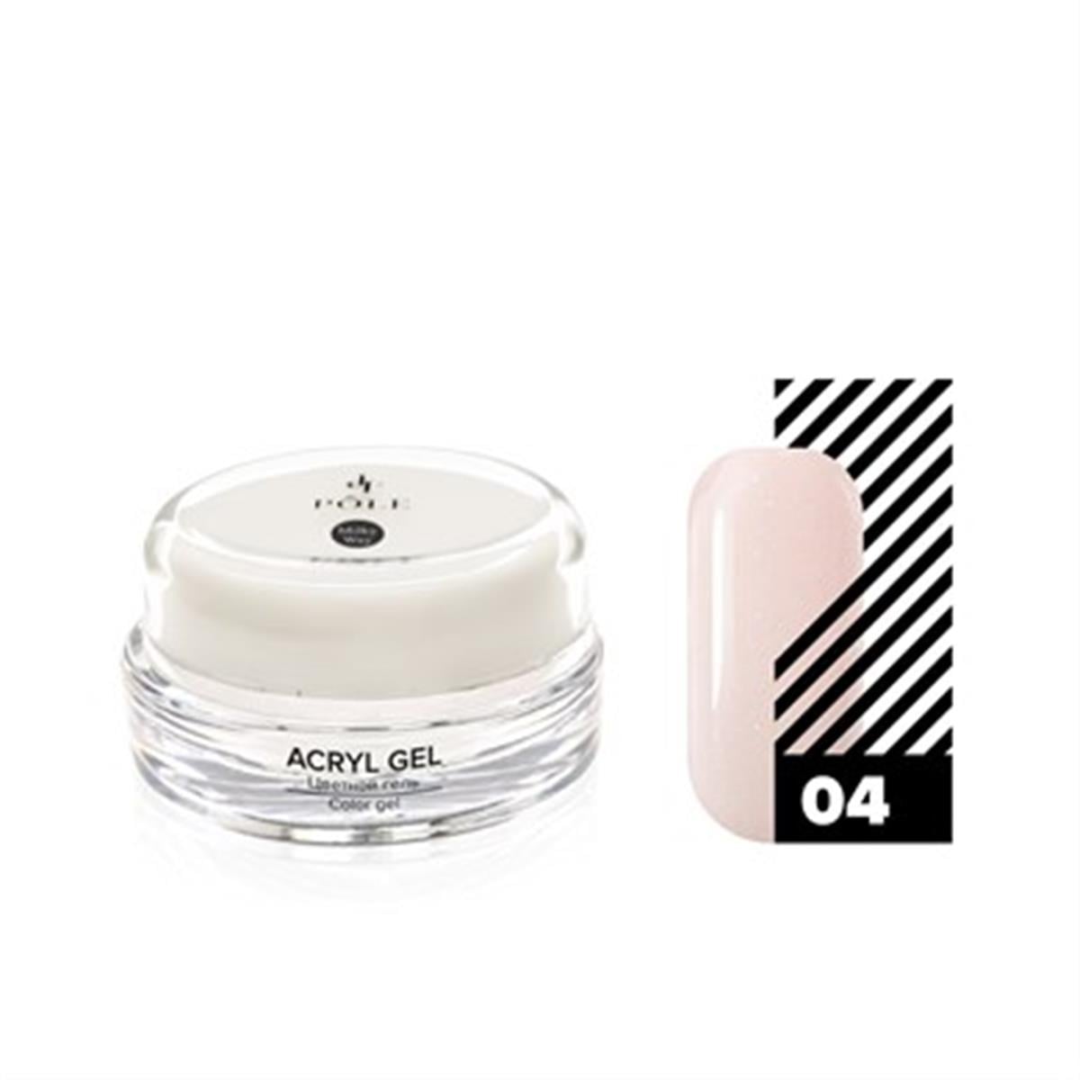 Acryl jel Polijel Milky way 04 kamuflaj ışıltılı Ekru-Beyaz 15 ml.POLE ProfessionalKombi jel ışıltılı renklerAcryl jel Polijel Milky way 04 kamuflaj ışıltılı Ekru-Beyaz 15 ml.