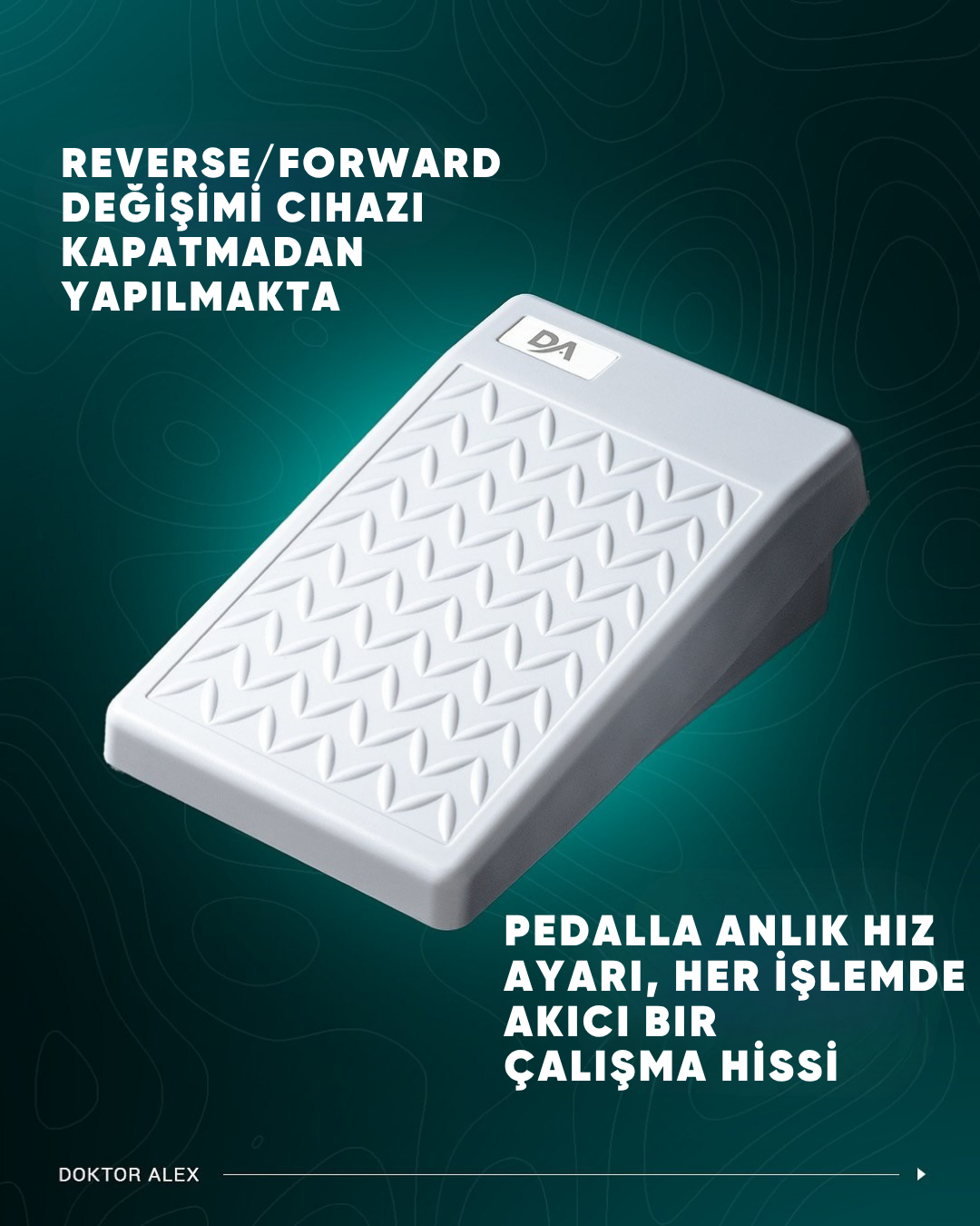 Dr. Alex SP-130 Profesyonel Manikür ve Pedikür Cihazı – 130W, 50.000 Devir, 32V, Sessiz ve Güçlü Motor