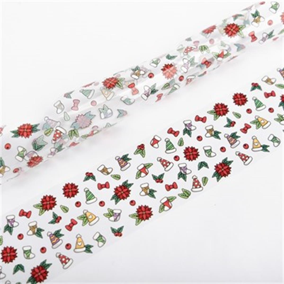Folyo tırnak tasarım 1metre Yılbaşı 08