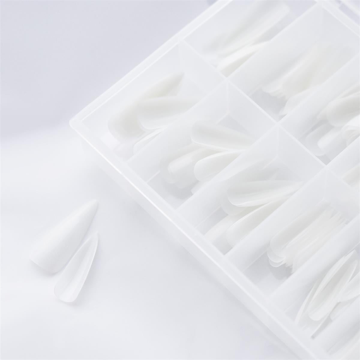 GEL Tips, Süt beyazı (Badem), kutuda 120 adet