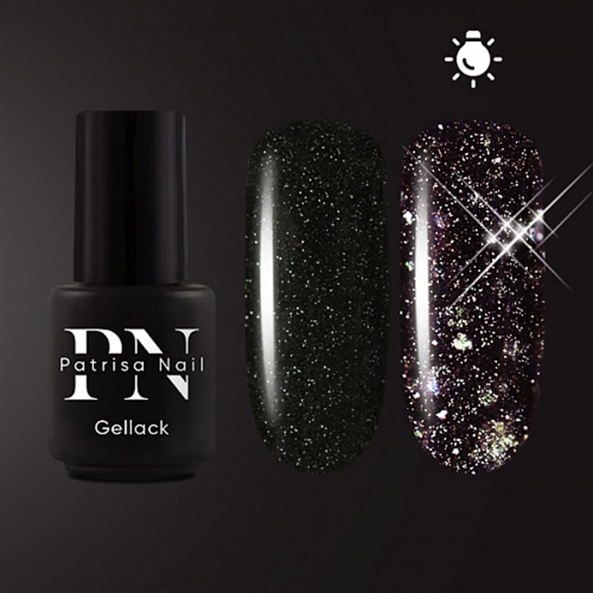 Işığı yansıtan Kalıcı oje Dark Flash Siyah 3,5ml