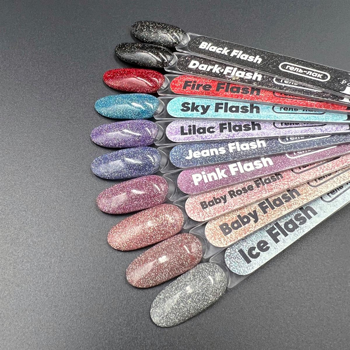 Işığı yansıtan Kalıcı oje Jeans Flash 3,5 ml Mavi