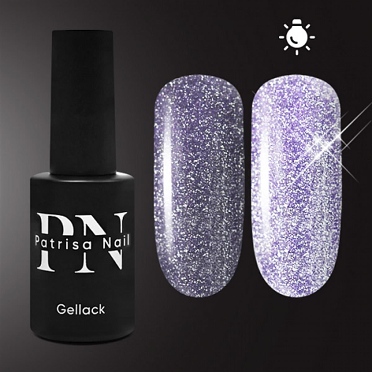 Işığı yansıtanKalıcı oje Lilac Flash - Lila 8ml